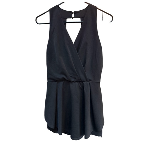 Purple Snow Black Mini Dress with built in shorts - Picture 1 of 11